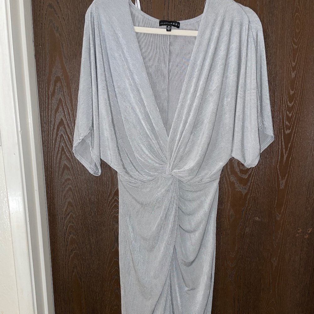 Jluxlabel Limestone Tiara Front Knot Dress - Medium